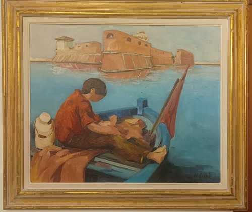 Walter cecchi dipinto olio su - olio,