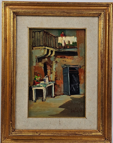 Walter cecchi olio - (1928-2005),