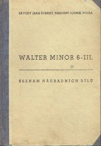 Motore letadlový walter minor - letadlový,